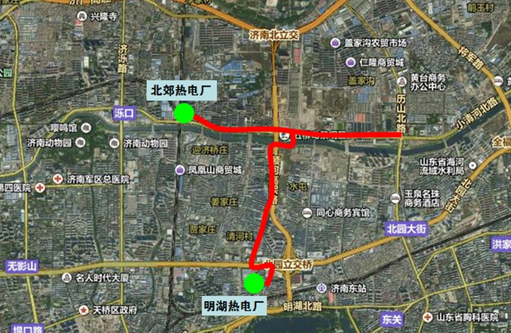 集團燃氣熱力所成功中標濟南市清河北路、北園大街、西洛河路、北關(guān)北路供熱長輸管網(wǎng)設(shè)計項目
