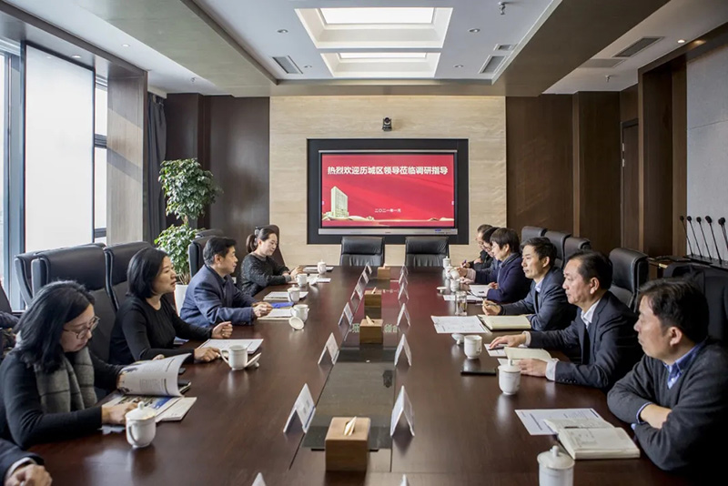 歷城區(qū)人大常委會主任孫德順一行到集團(tuán)調(diào)研指導(dǎo)