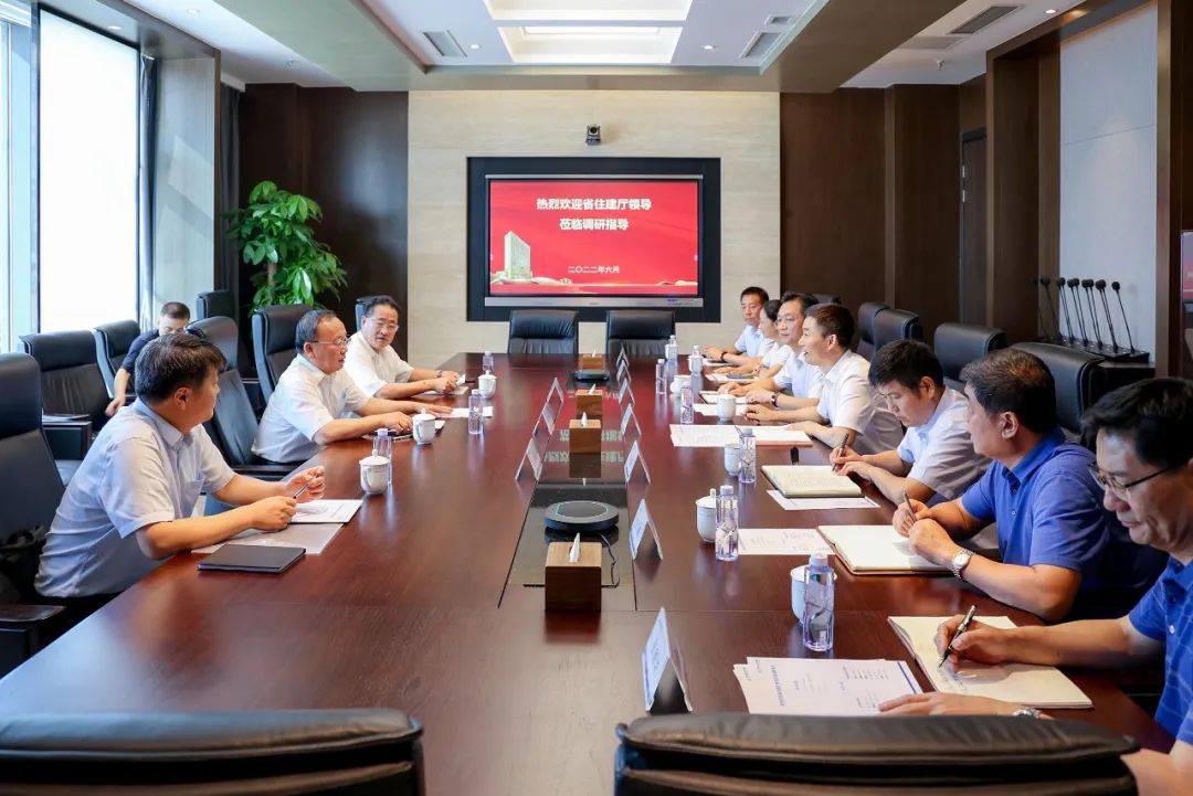 山東省住建廳黨組書記李力同志蒞臨集團(tuán)調(diào)研指導(dǎo)